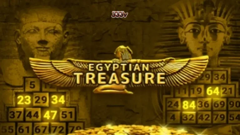 Tampilan layar permainan slot Egyptian Treasure dengan tema Mesir Kuno